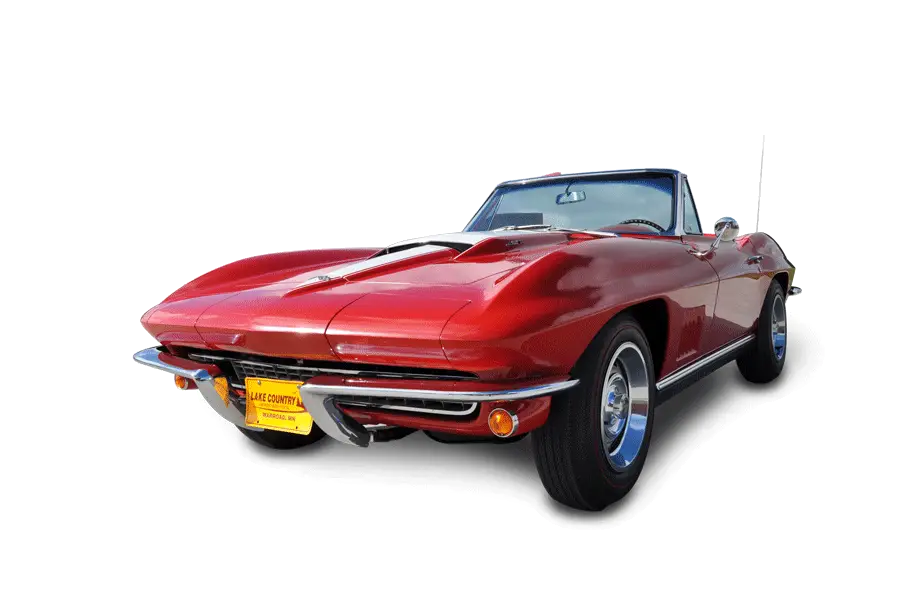 Red Classic Convertible Sports Car