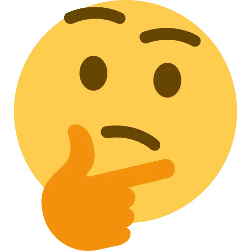 Thinking Emoji Illustration