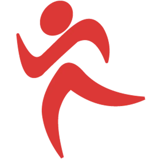 Red Running Figure Logo