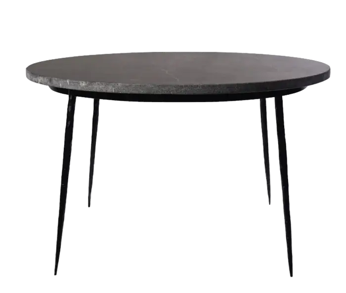 Black Round Dining Table