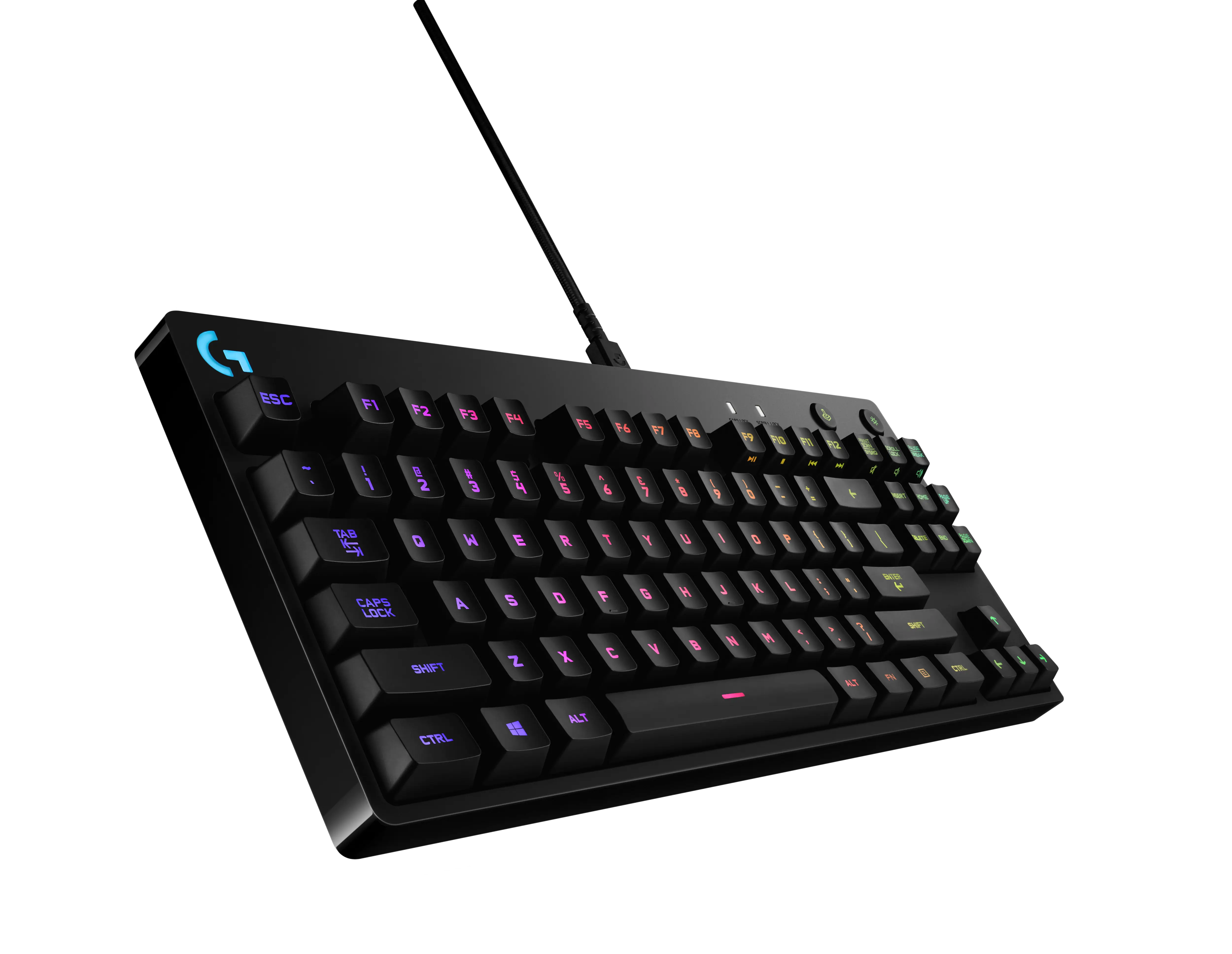 Compact Gaming Keyboard with RGB Backlighting