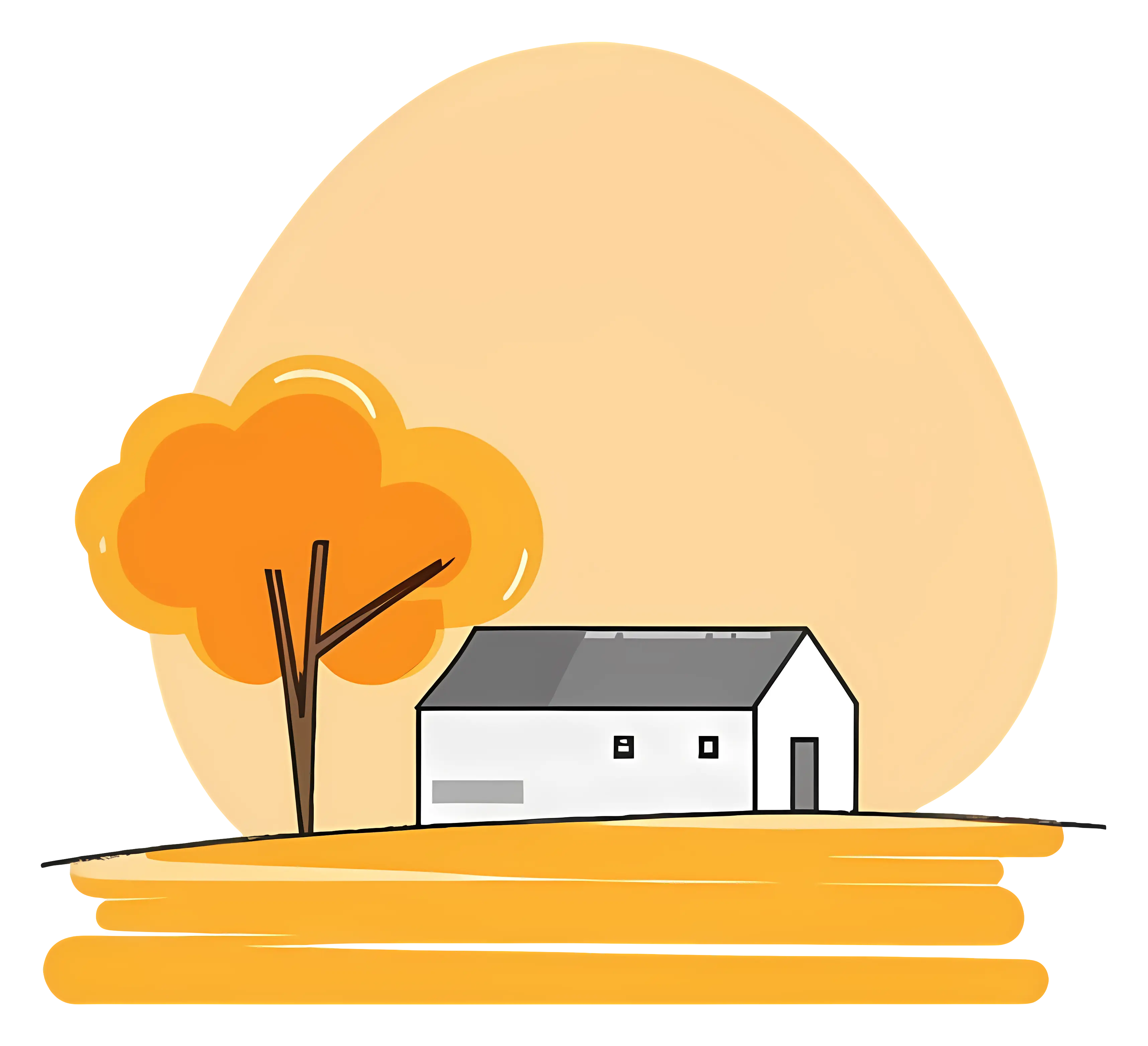 Small Cute Doodle House