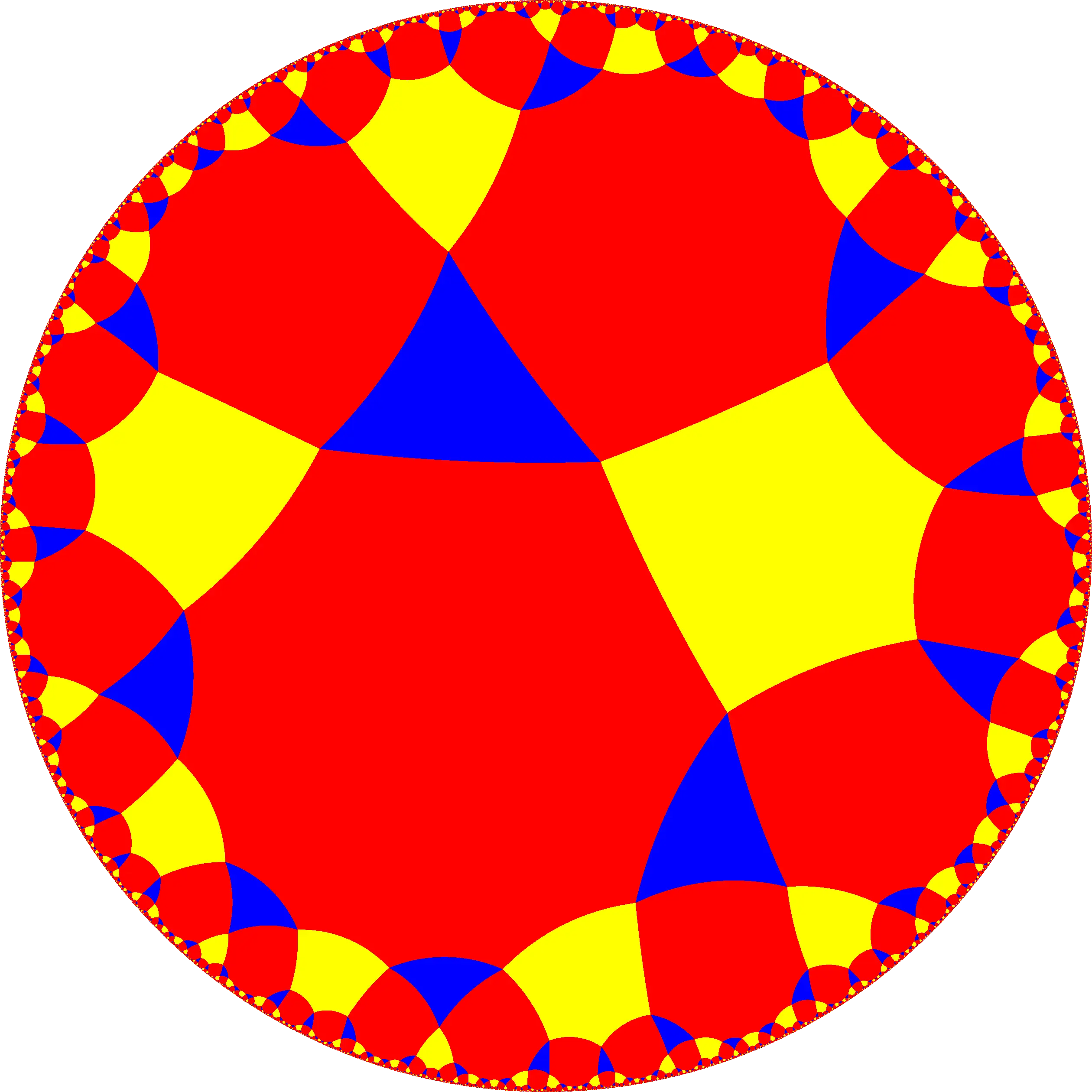 Colorful Geometric Circular Pattern
