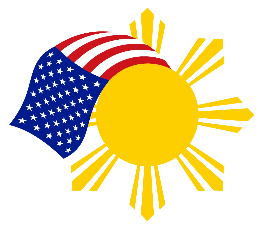 USA and Sun Logo Motif