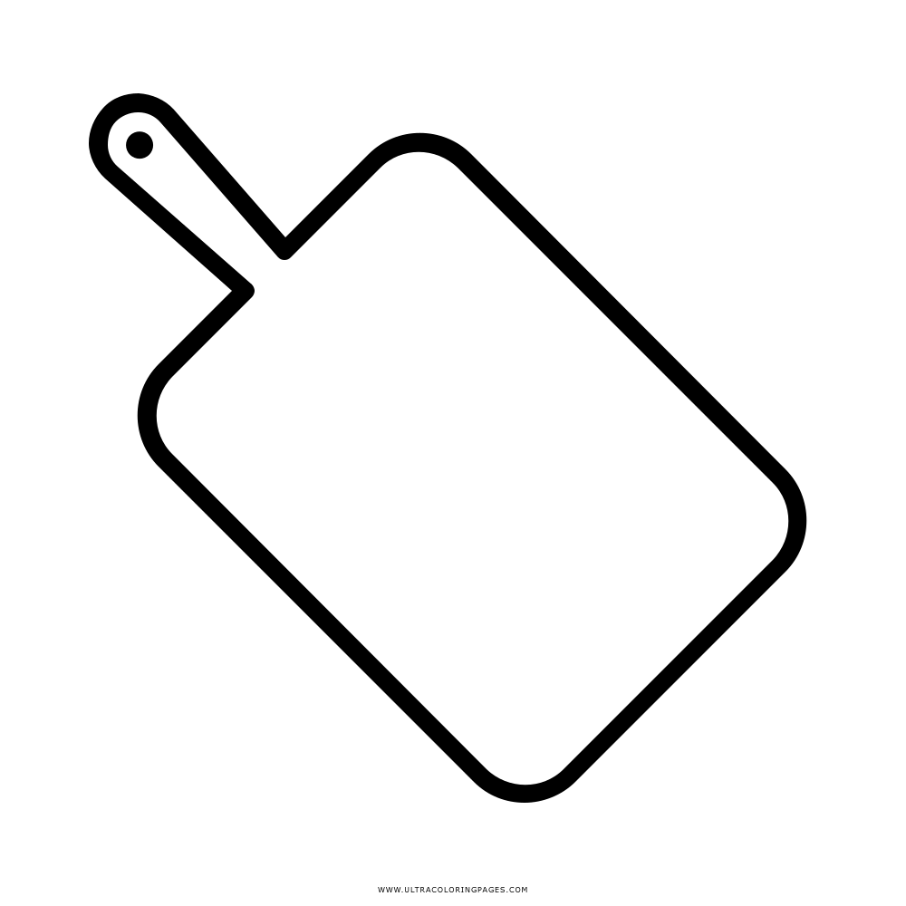 Outline of a Cutting Board