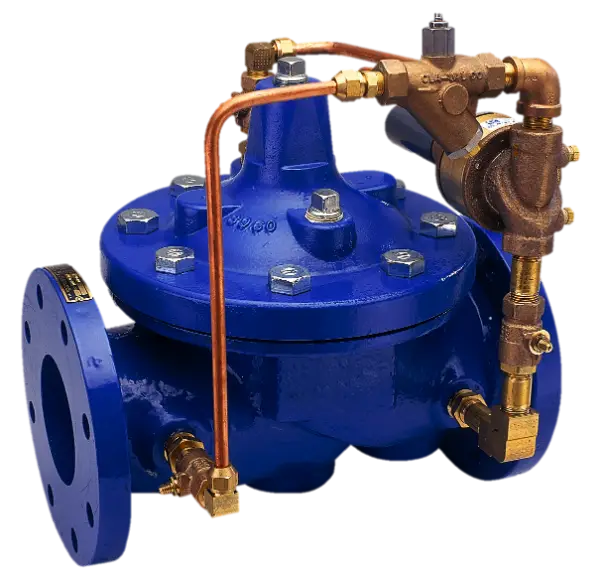 Blue Industrial Control Valve