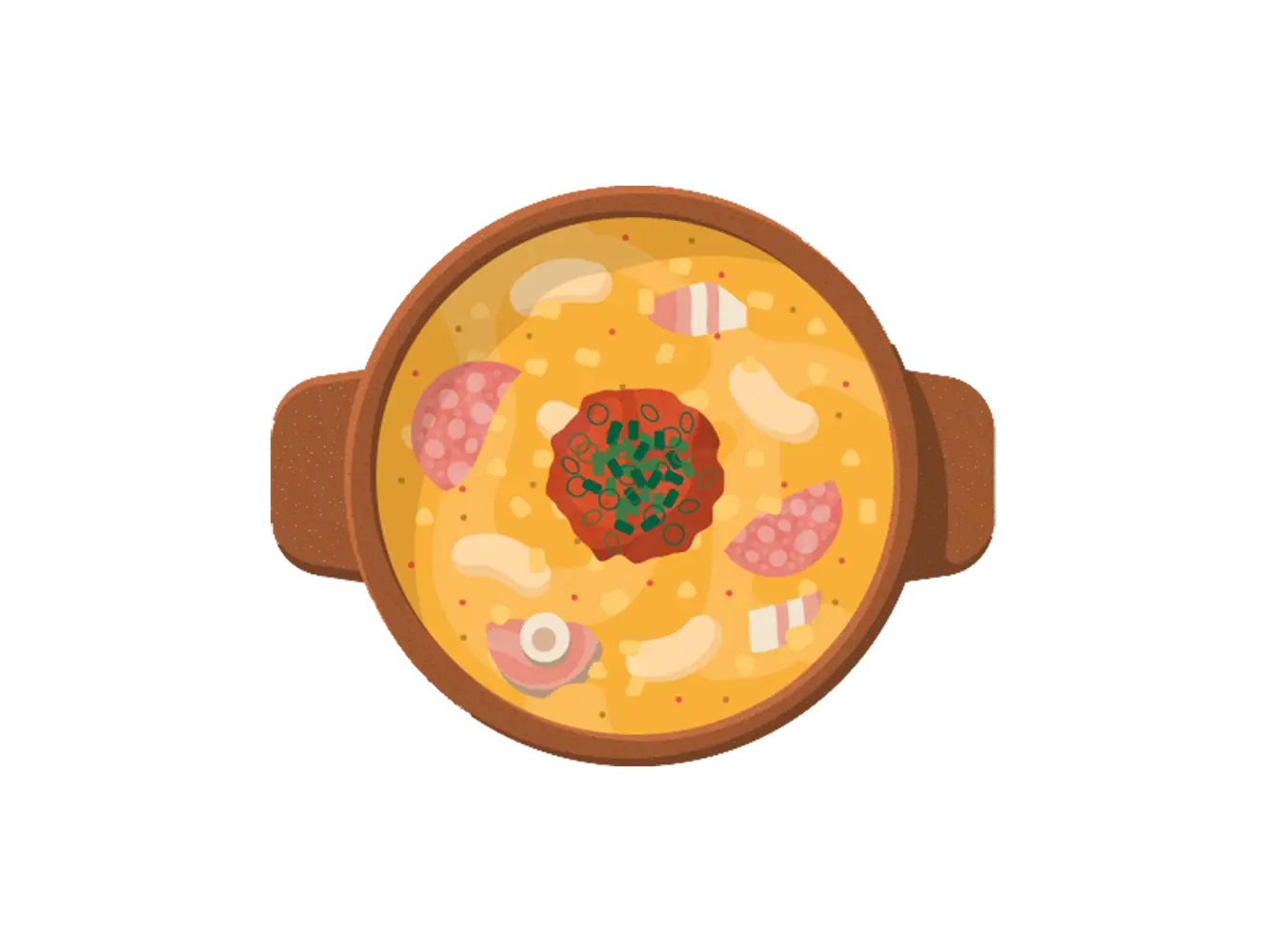 Illustration of a Bowl of Soup