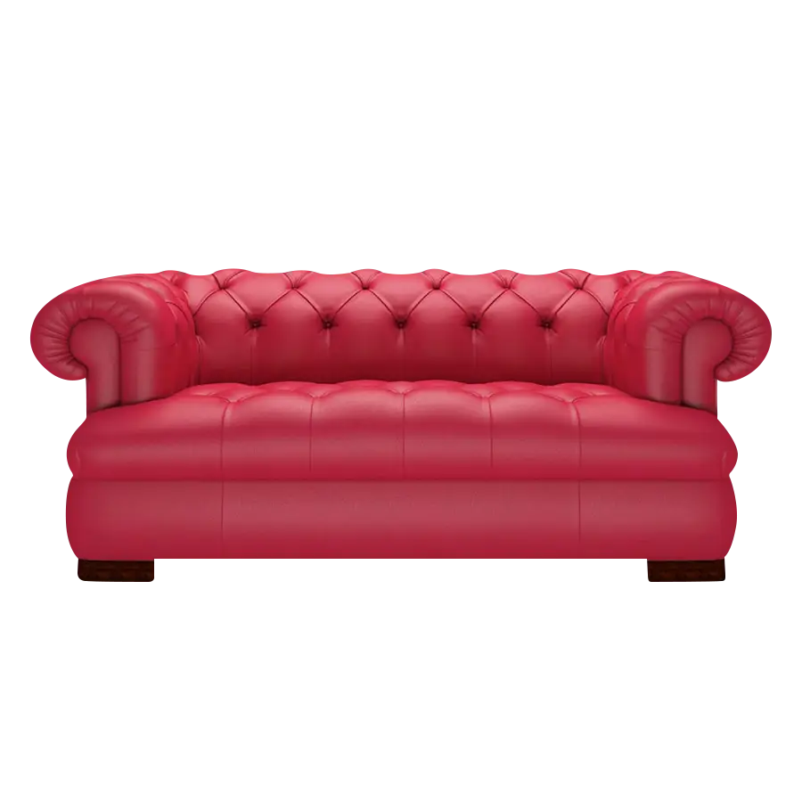 Red Leather Sofa for Modern Interior Design