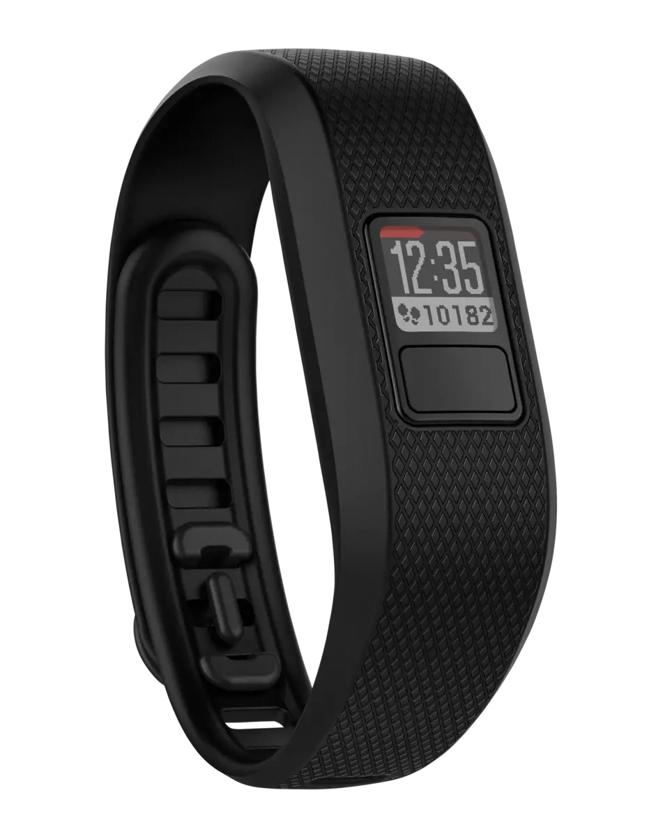 Black Fitness Tracker with Digital Display