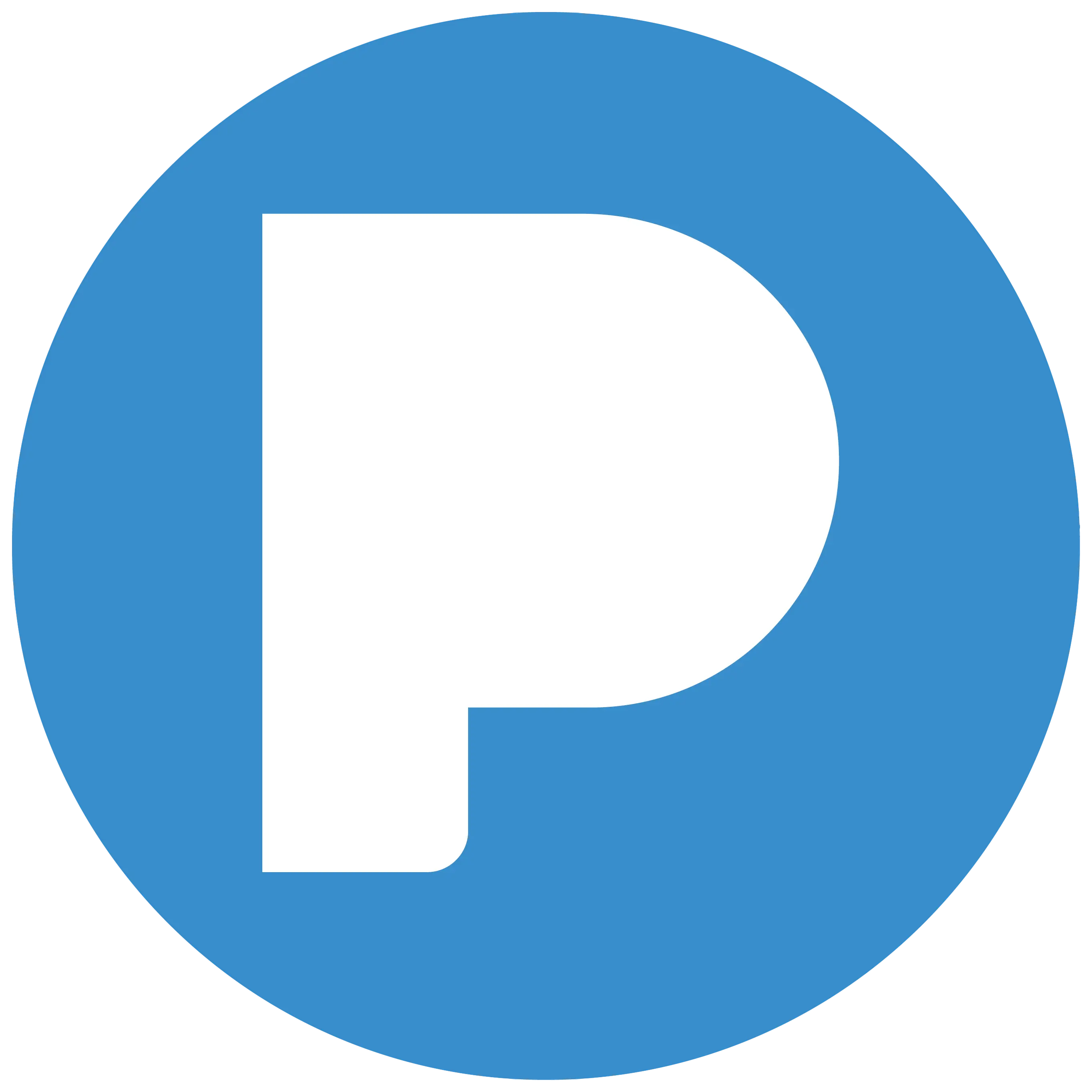 Blue &#039;P&#039; Logo