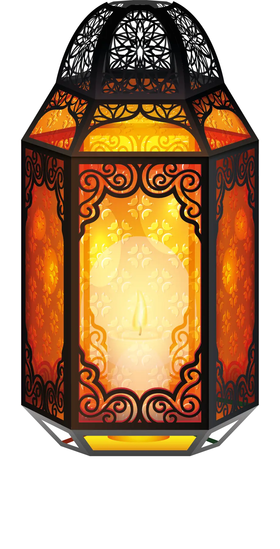 Decorative Lantern with Candle for Festive Season