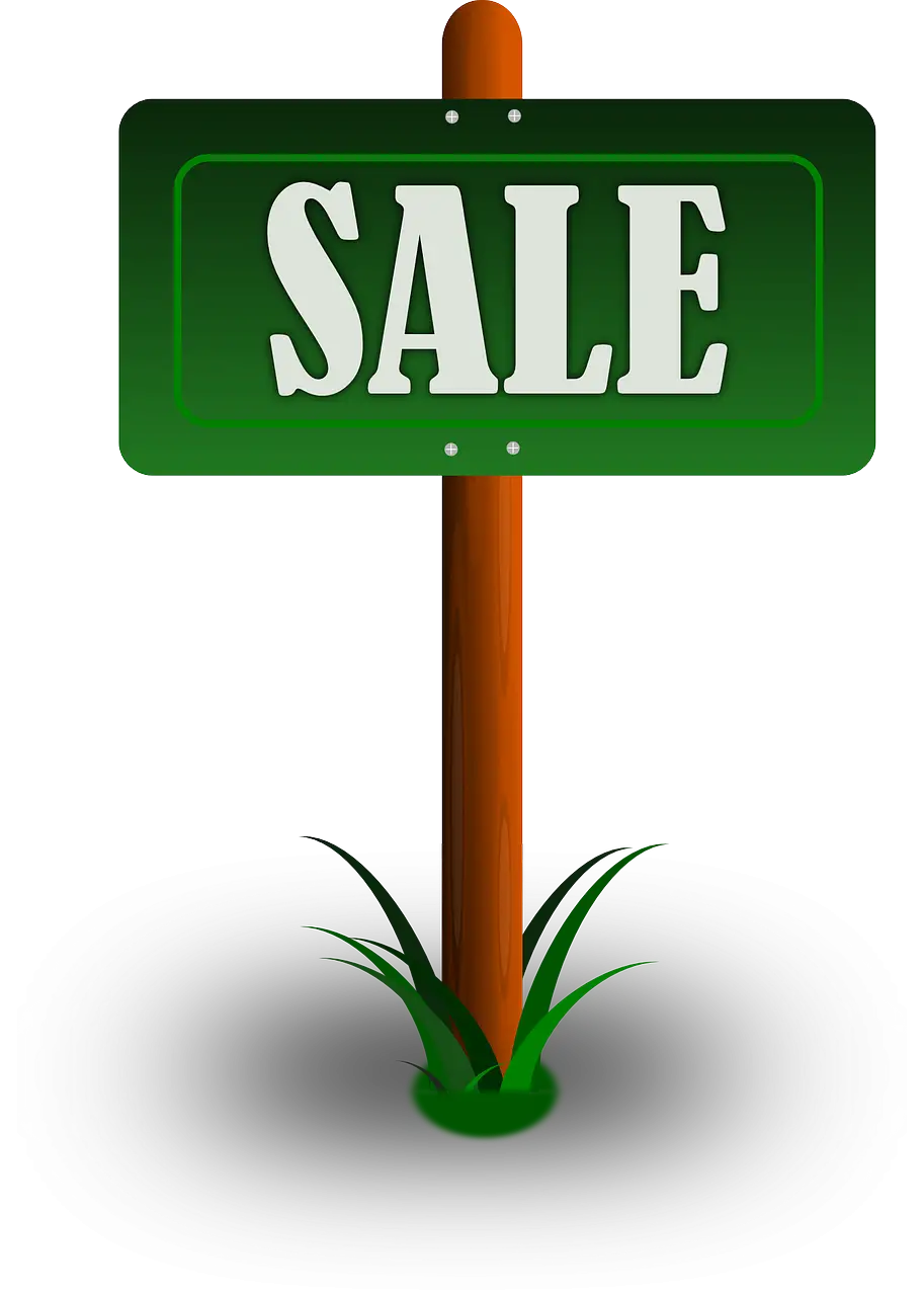 Green Sale Signboard