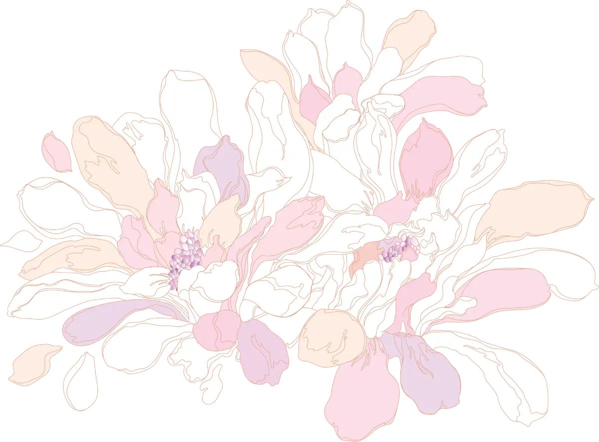 Delicate Pastel Flowers