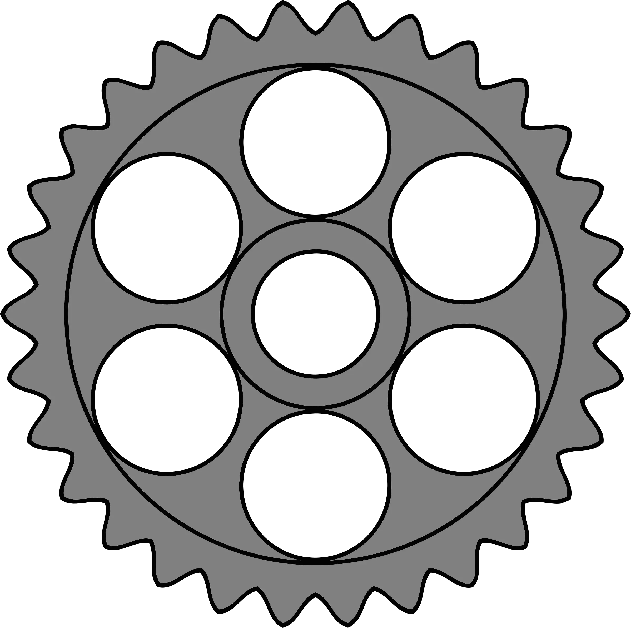 Gear Illustration for Mechanical Design