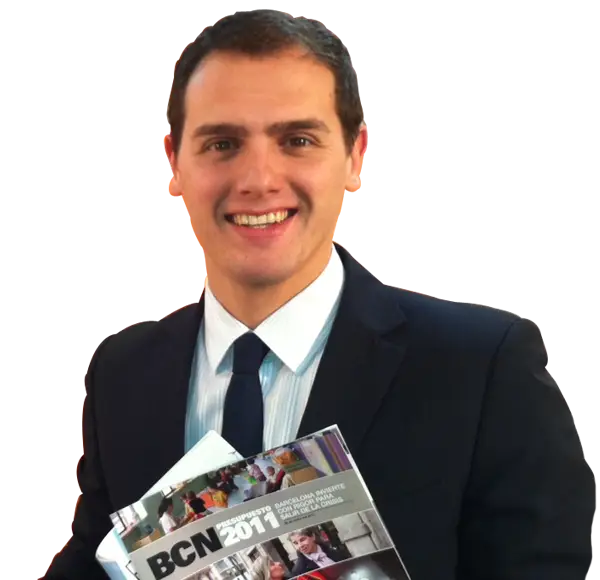 Smiling Businessman Holding Documents