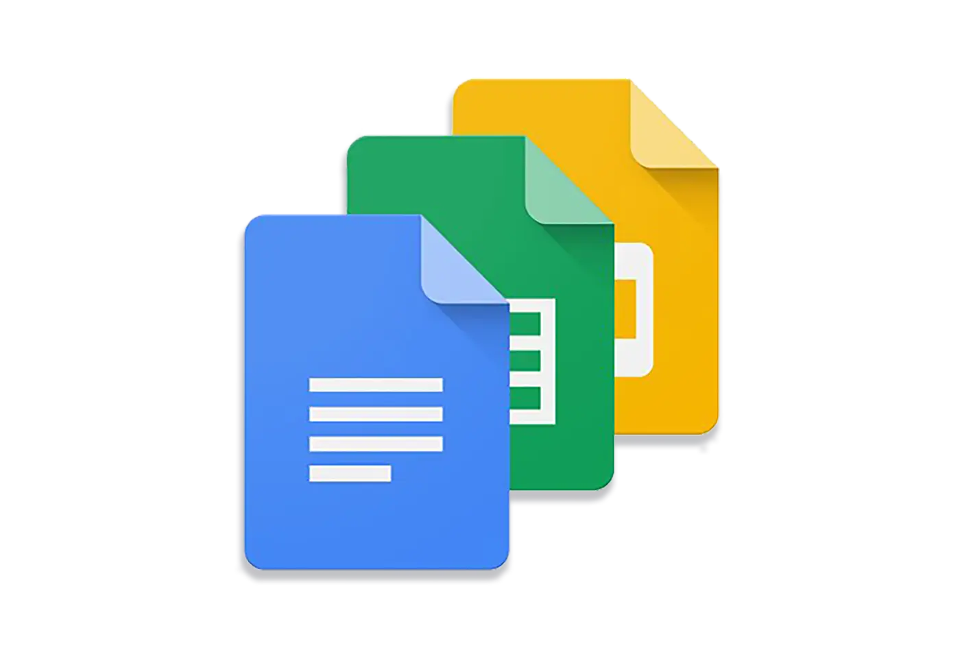 Google Docs, Sheets, and Slides Product Icons