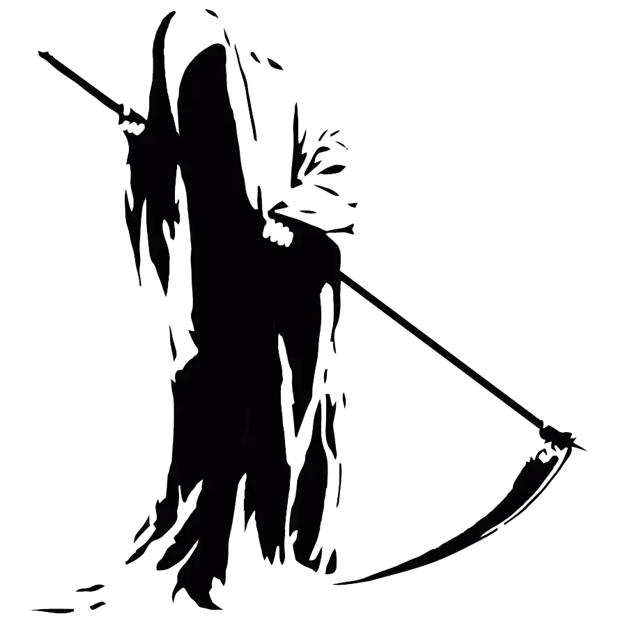 Silhouette of Grim Reaper