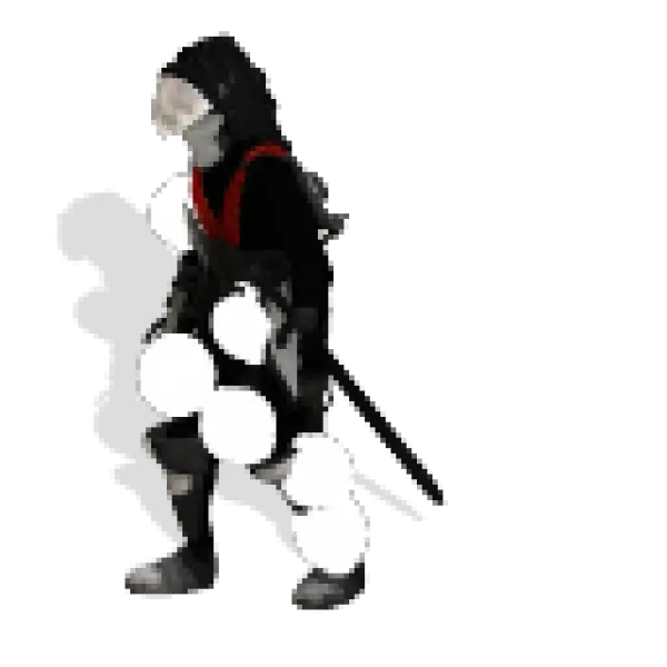 Ninja Warrior with Sword