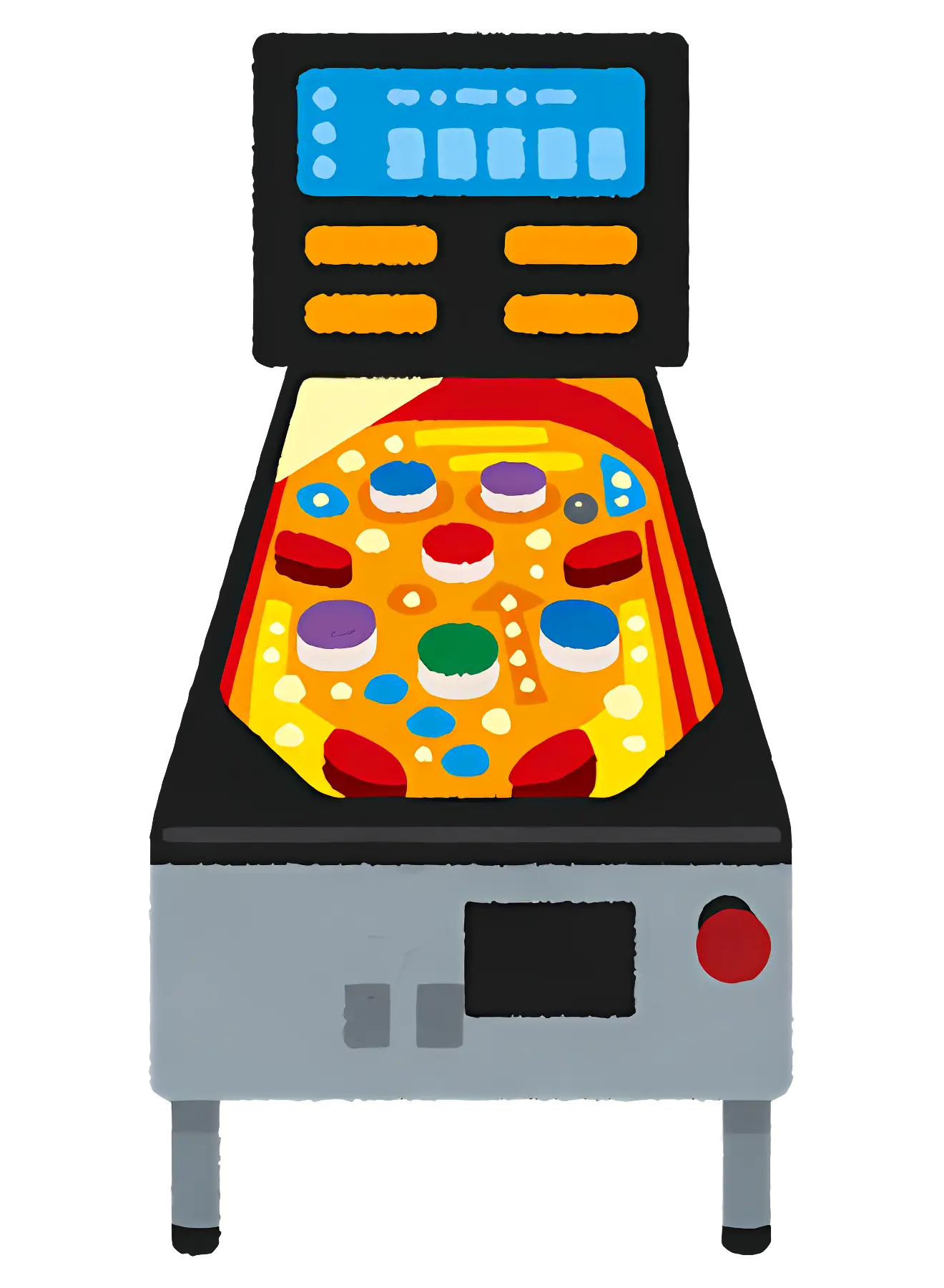 Colorful Pinball Machine