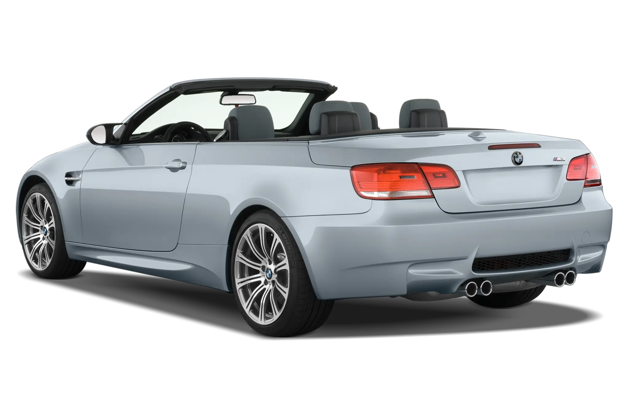 Silver Convertible Sports Car