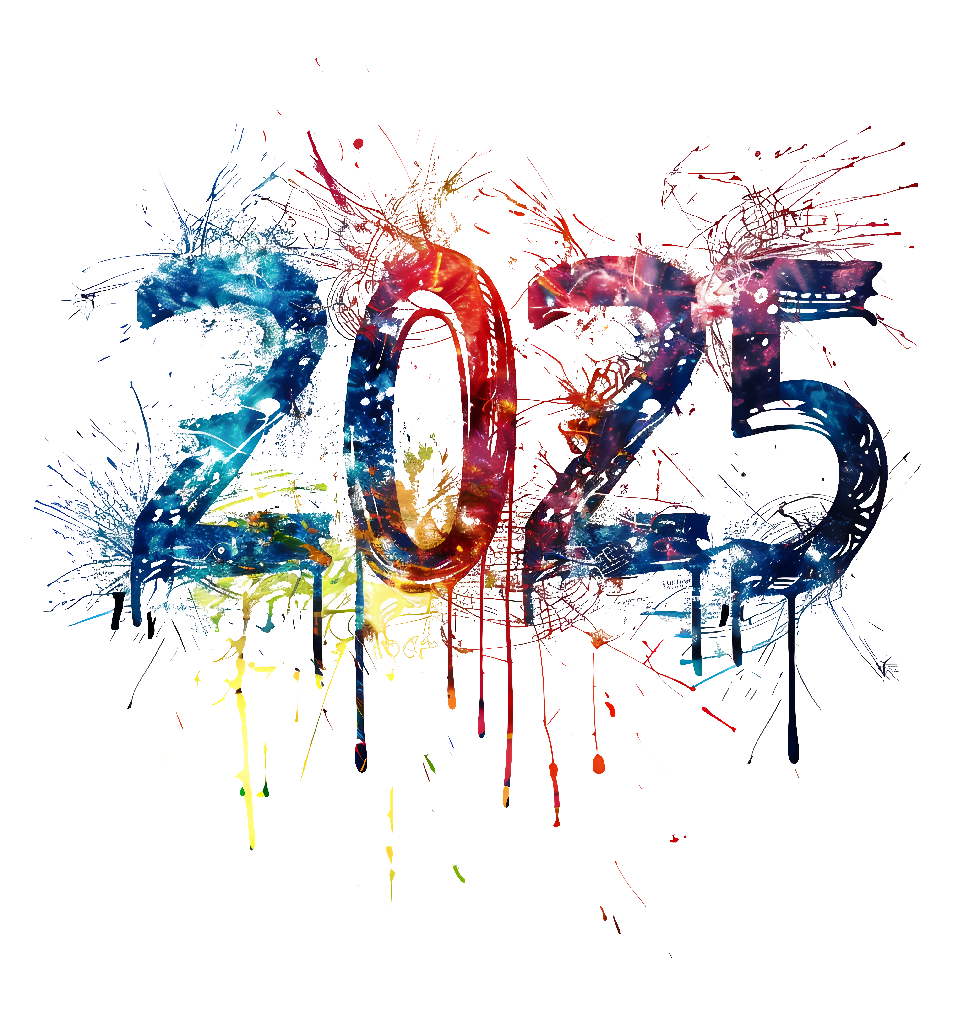 Colorful Splatter Style 2025 Design