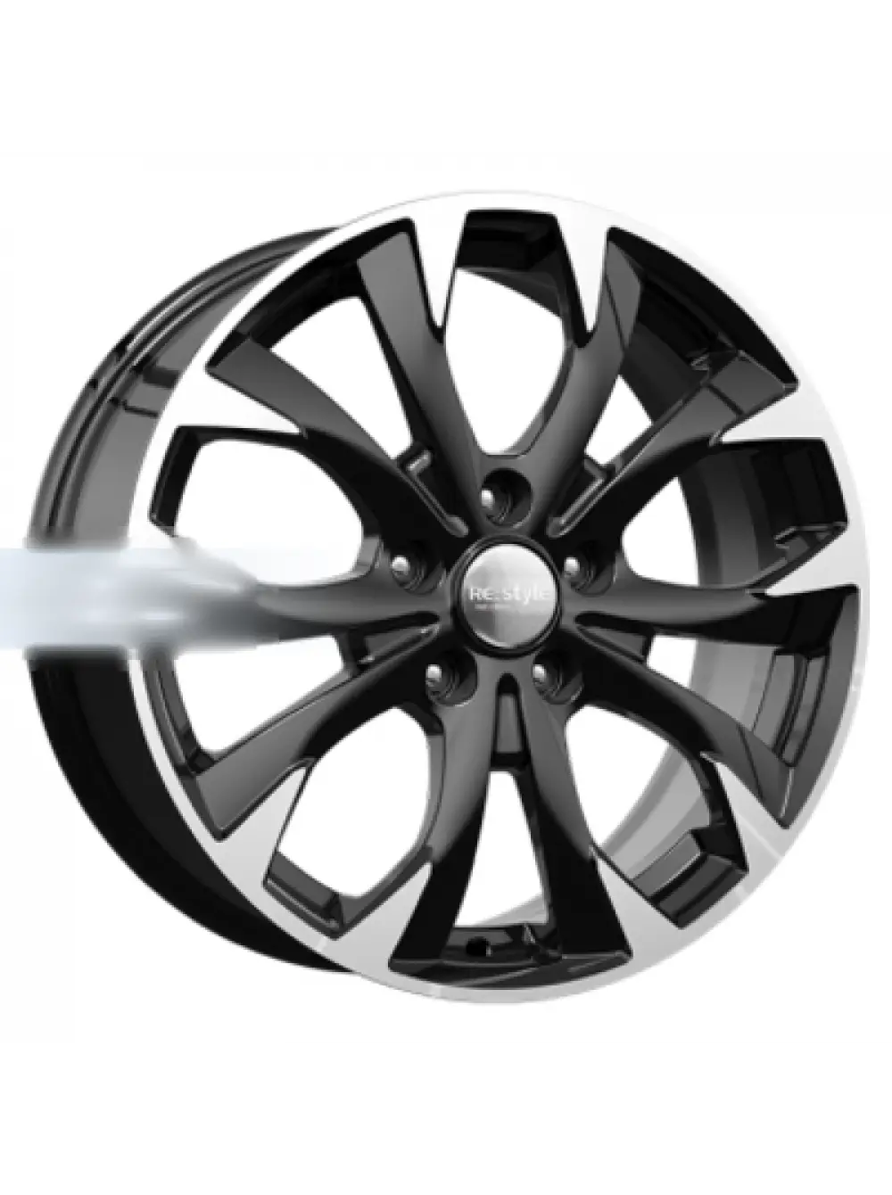 Black Alloy Wheel for Modern Cars
