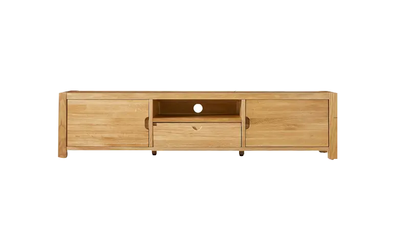 Modern Wooden TV Stand for Living Room Setup
