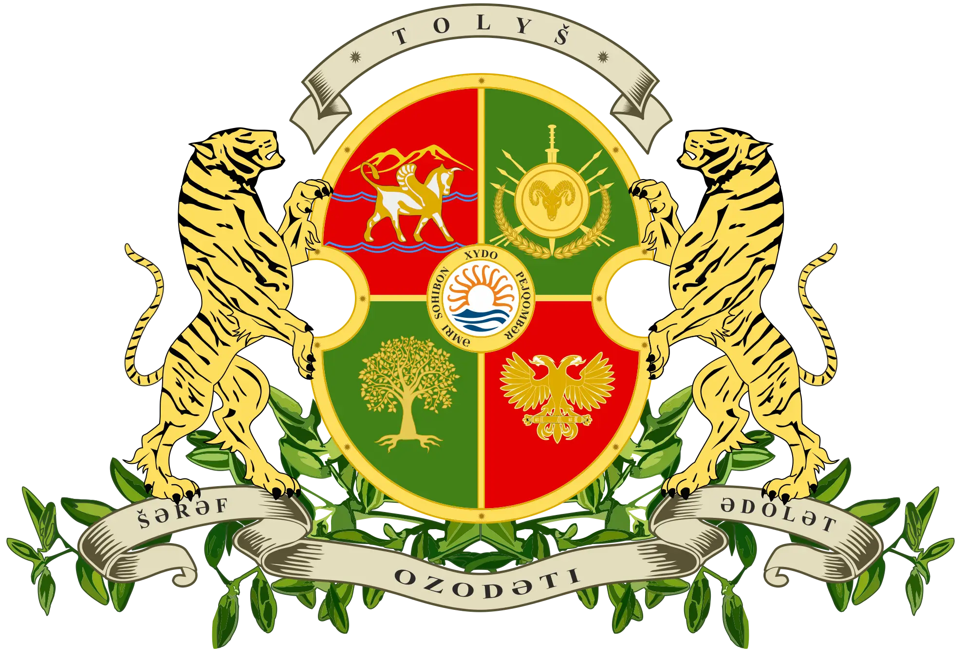Tajikistan National Emblem