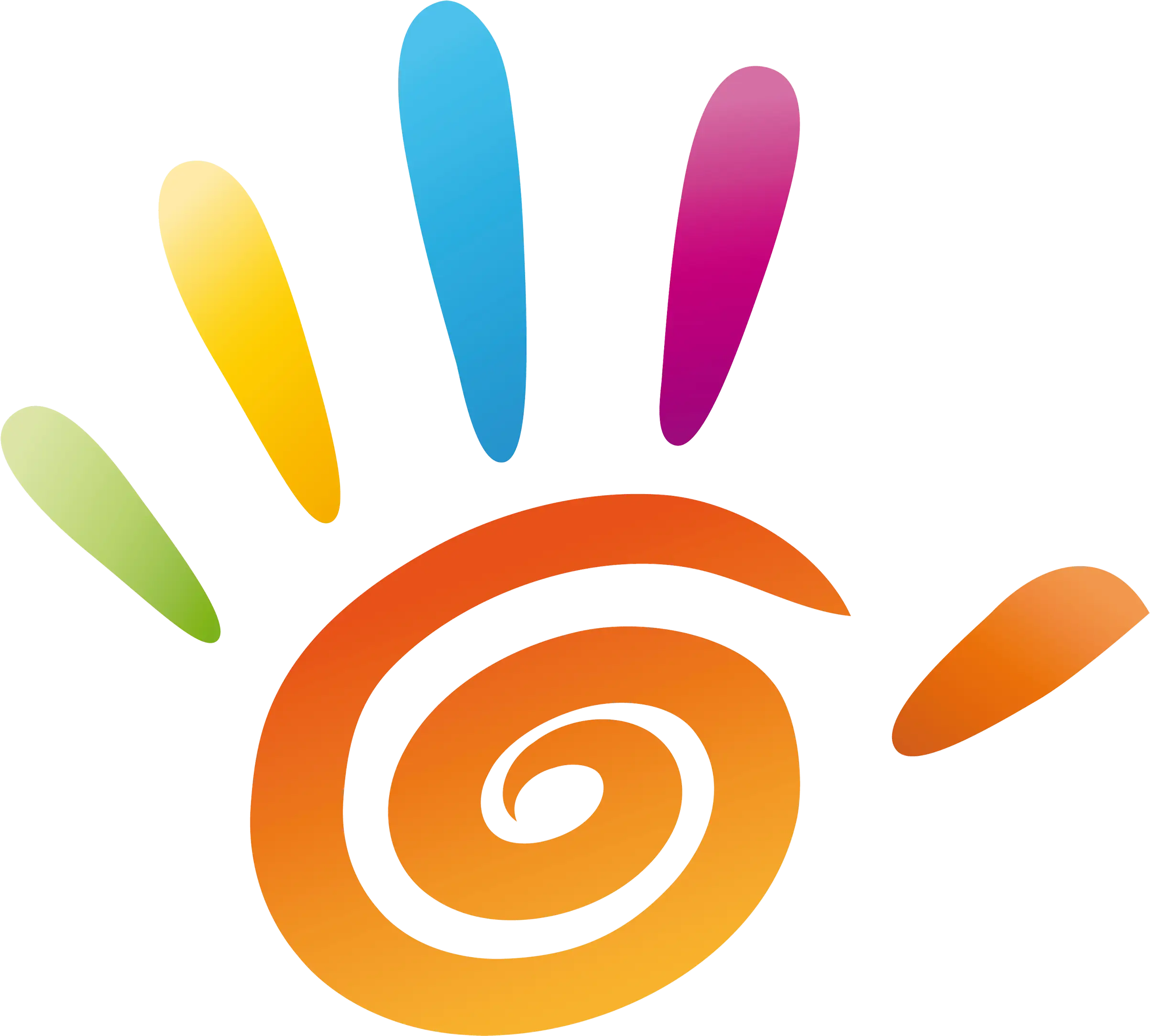Vibrant Colorful Handprint