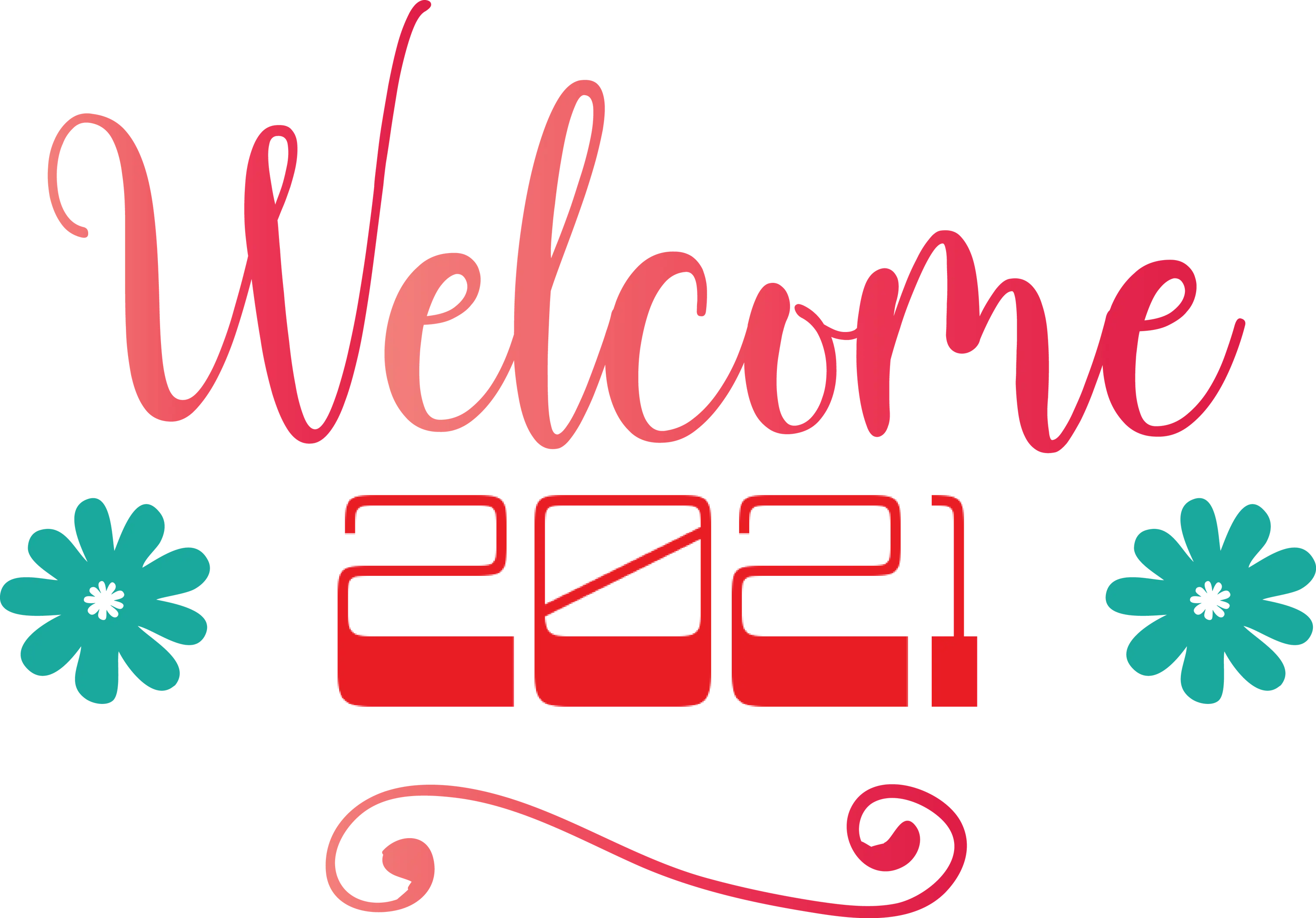 Welcome 2021 with Floral Accents