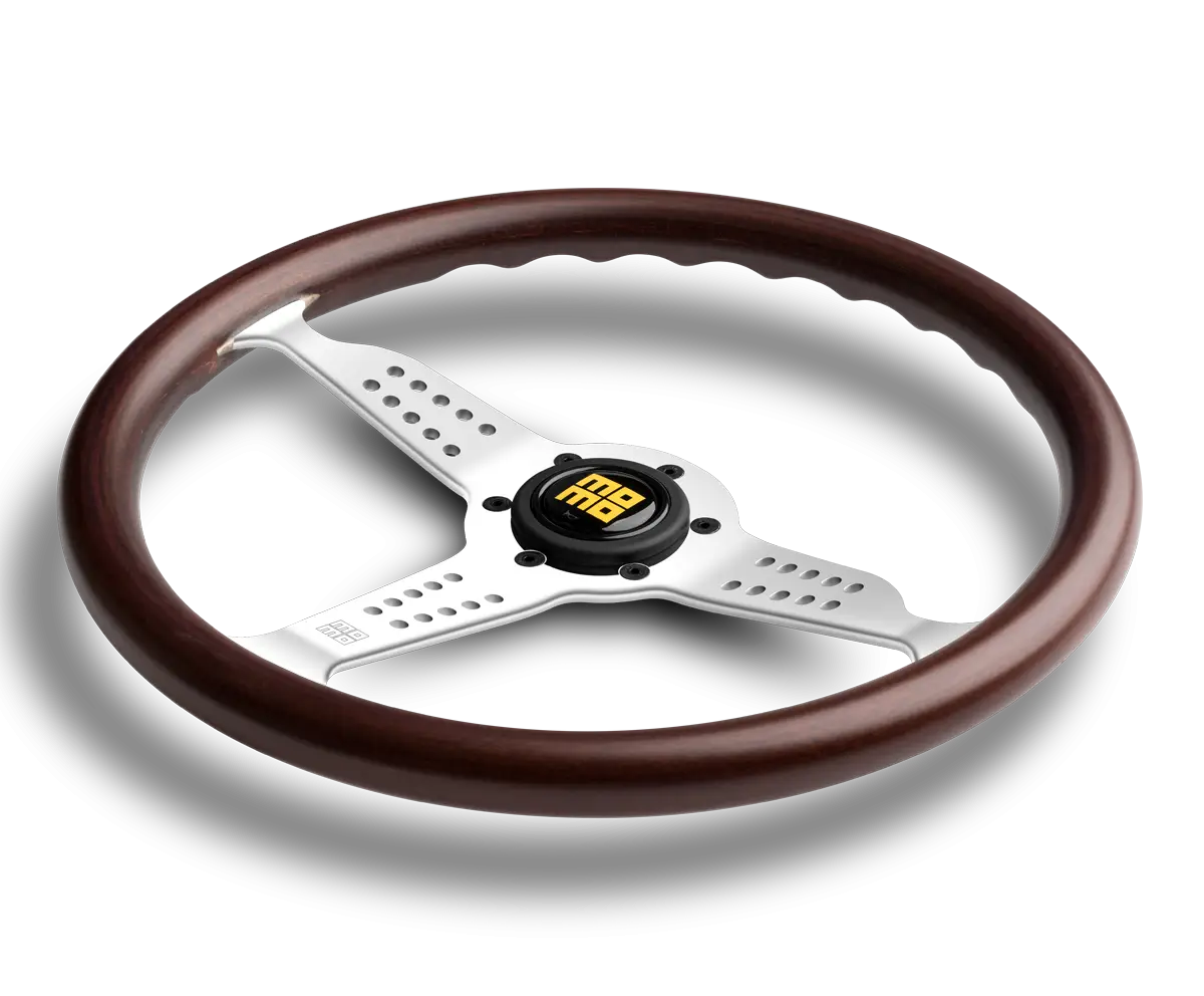 Brown and Silver Car Steering Wheel