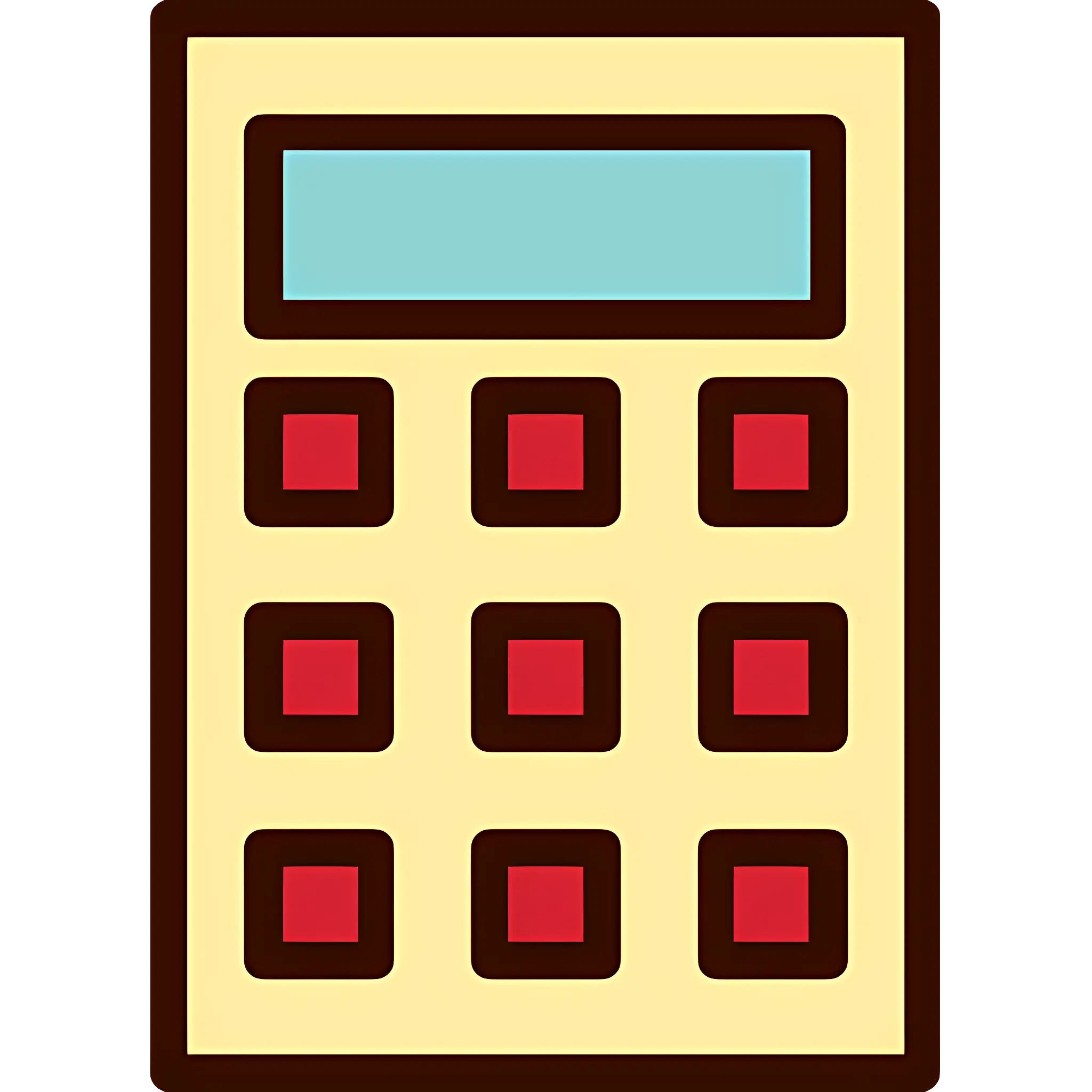 Calculator Illustration for Learning Concepts
