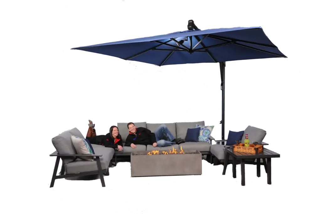 Patio Furniture Set with Umbrella