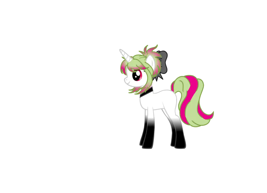 Adorable Cartoon Unicorn with Colorful Mane