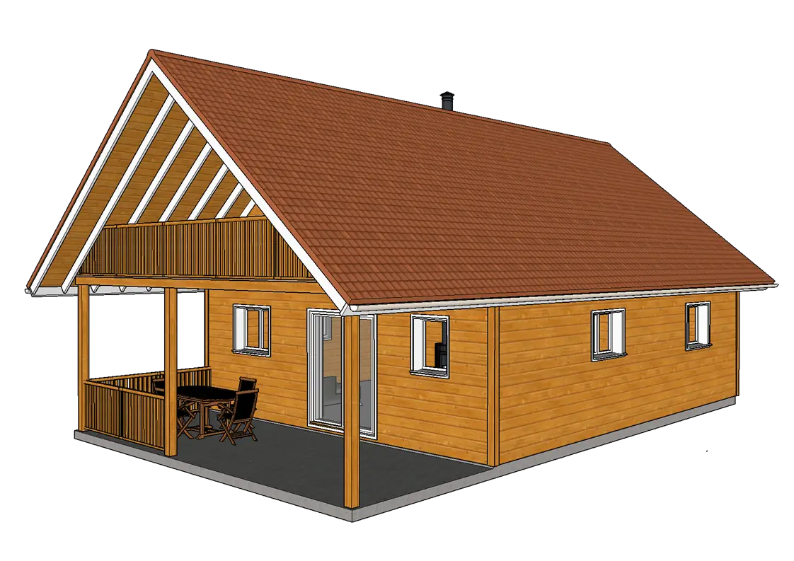 Modern Wooden House Design