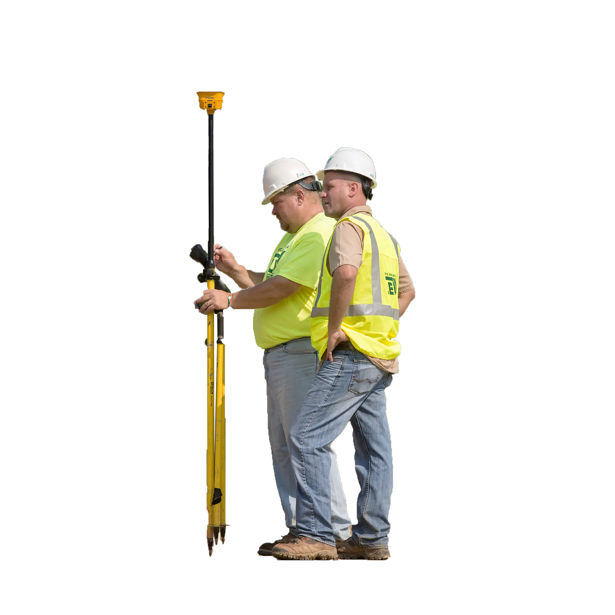 Construction Workers Surveying
