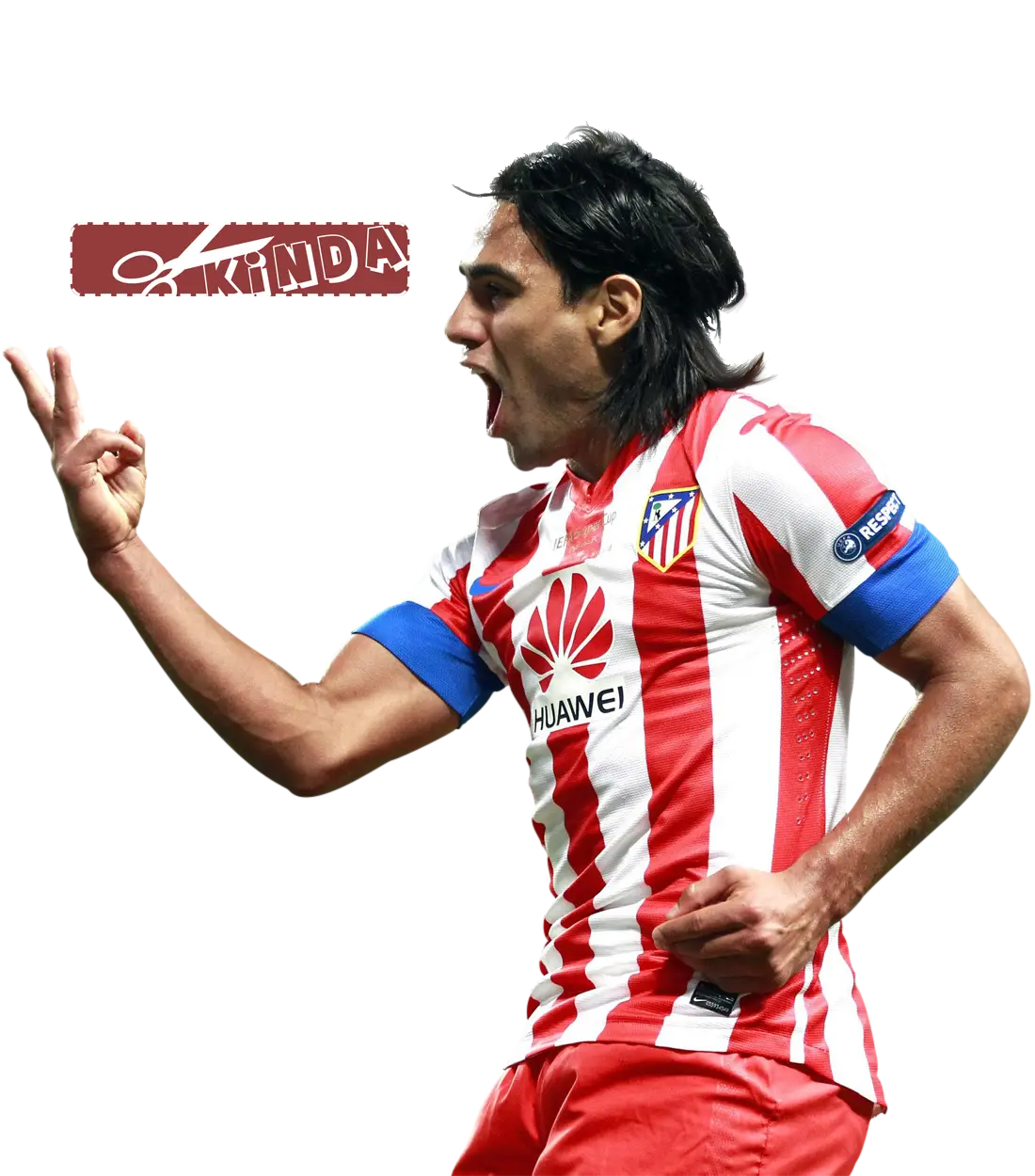 Soccer Player Celebrating a Goal