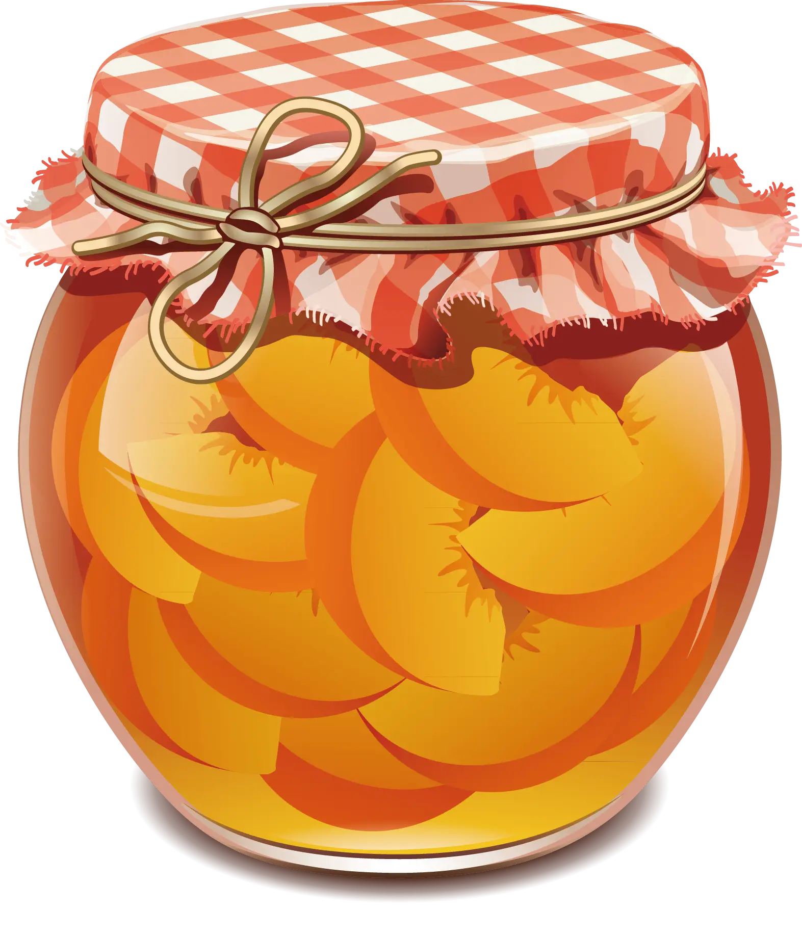 Jar of Sweet Fruit Jam Illustration