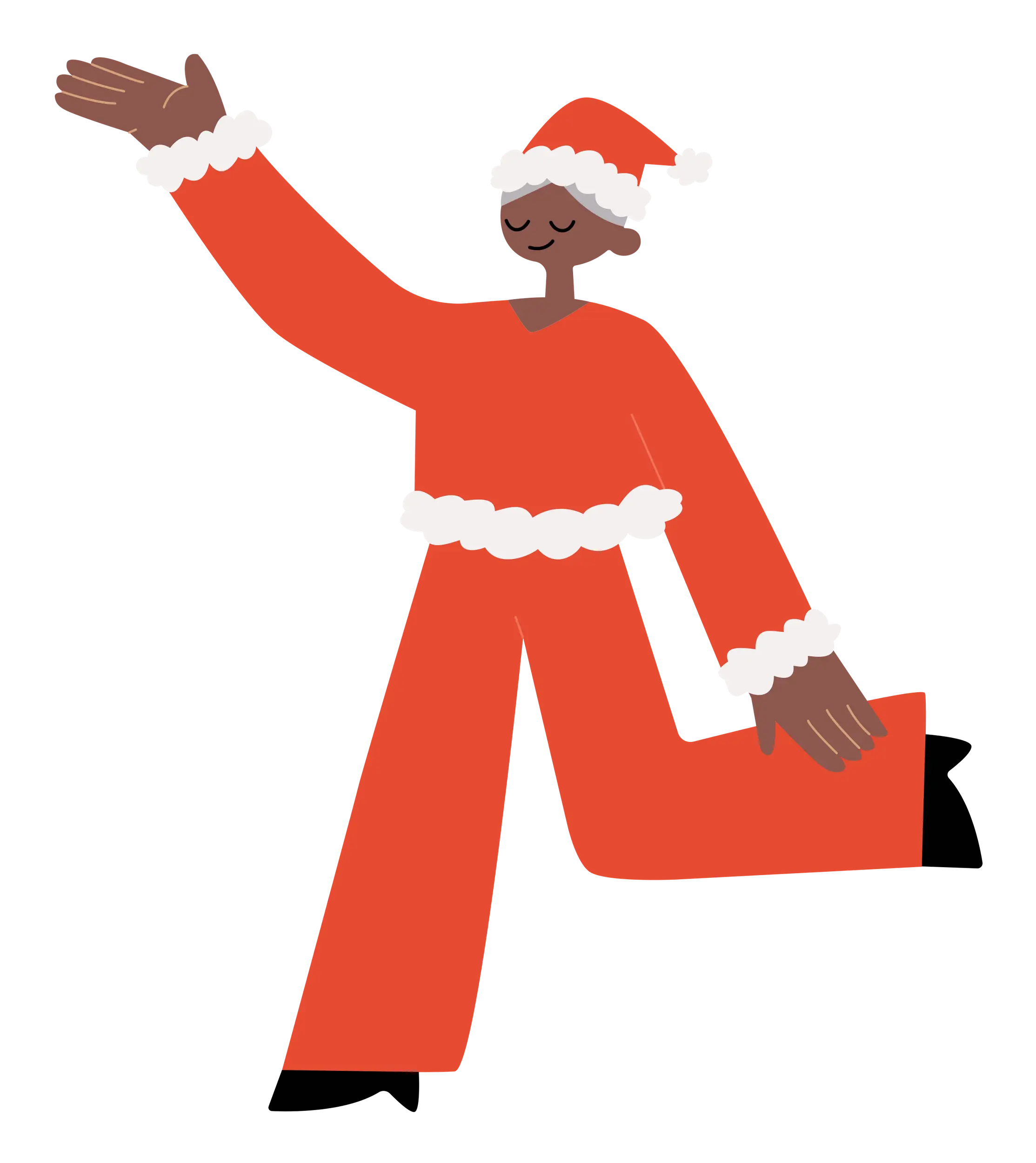 Dancing Santa Figure for Christmas Cheer