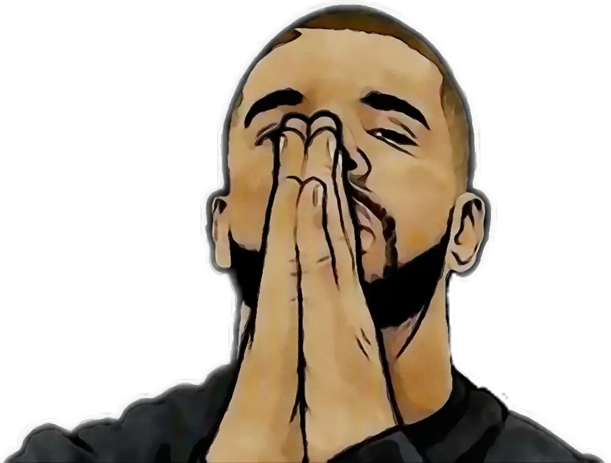 Man Praying with Hands Together