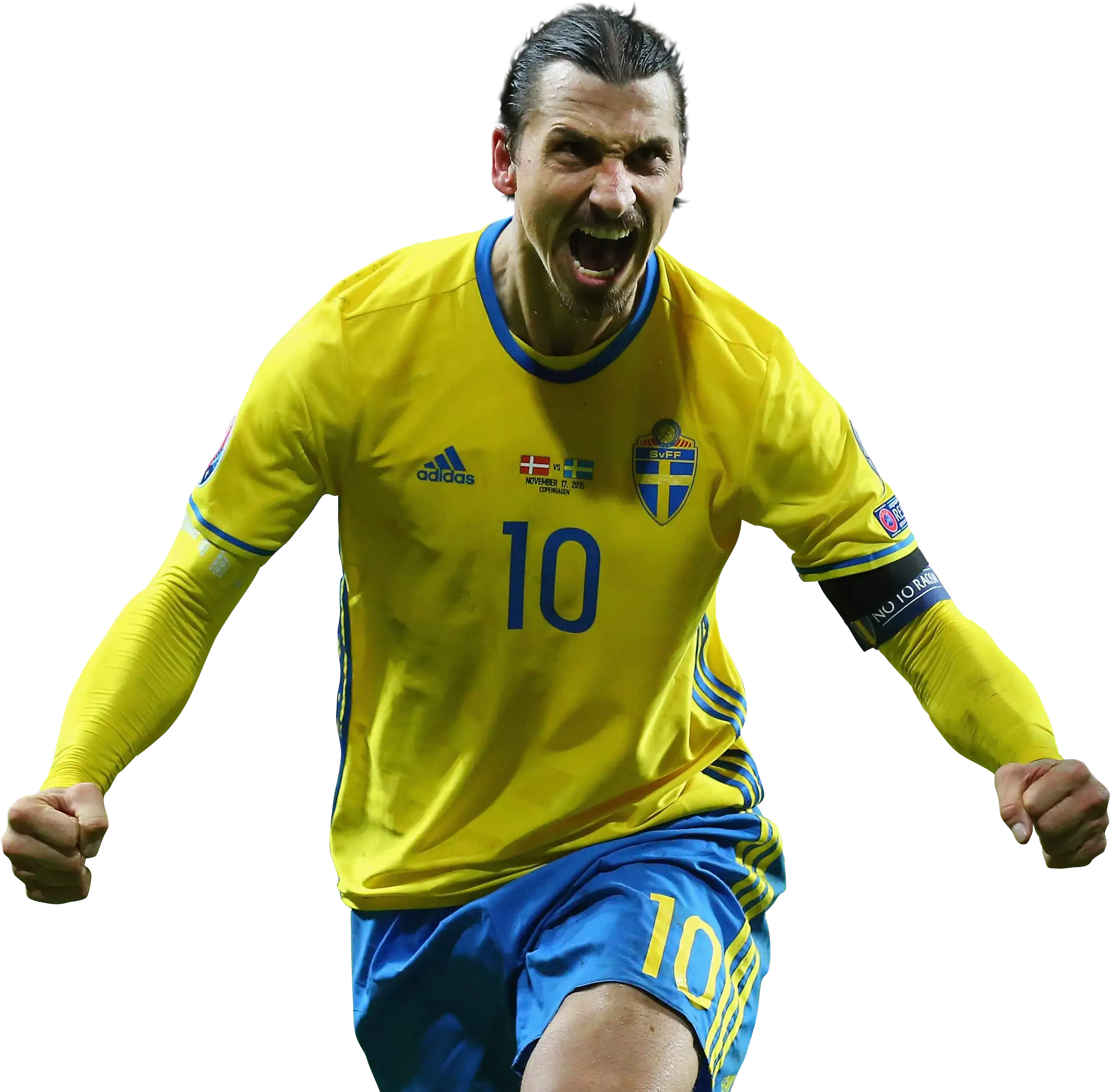 Swedish Soccer Player in Yellow Jersey