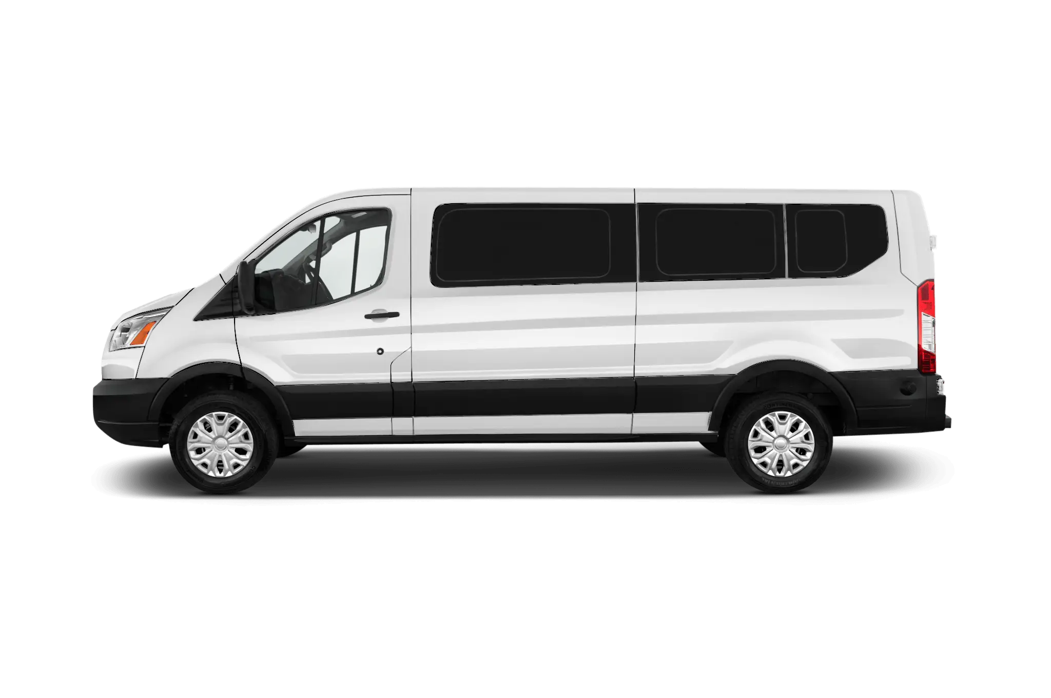 White Passenger Van for Transportation