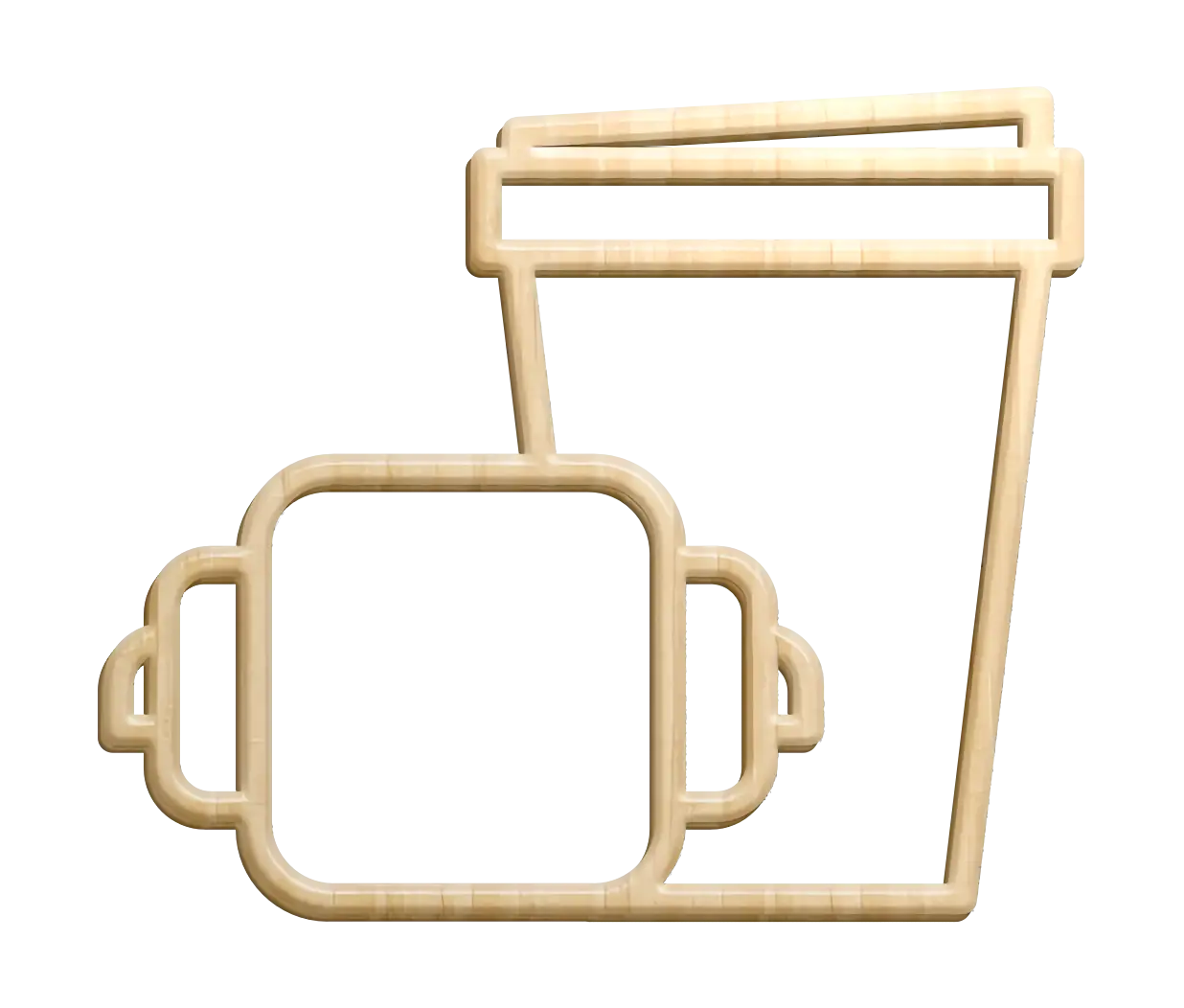 Coffee Cup and Container