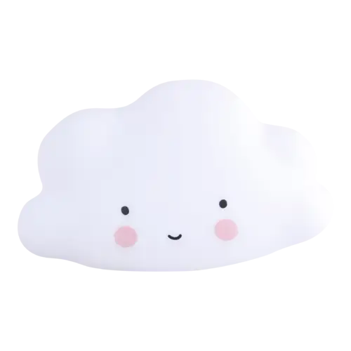 Cute Smiling Cartoon Cloud