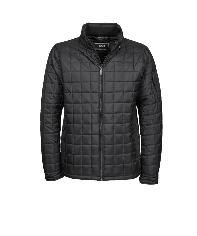 Black Quilted Jacket for Cold Weather