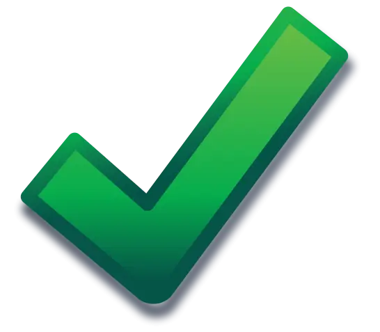 Green Checkmark Icon Indicating Success or Approval