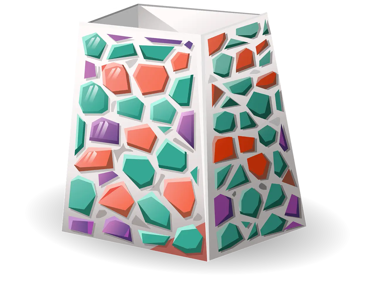 Colorful Geometric Design Lantern