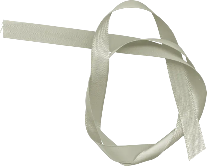 Grey Ribbon in a Bow