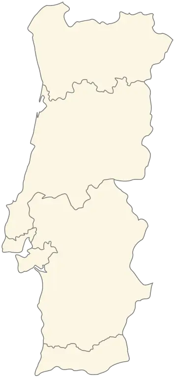 Outline Map of Portugal