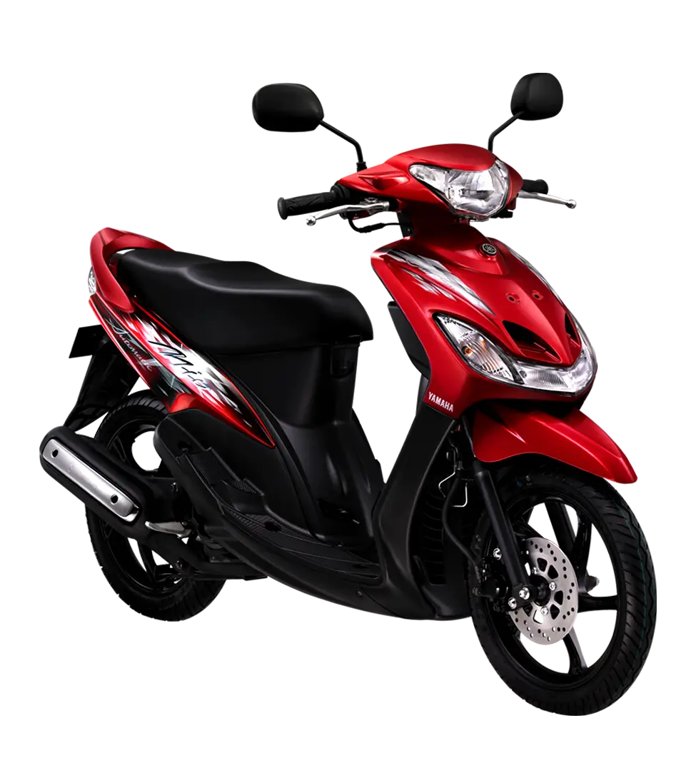 Red Motorbike for Urban Transport